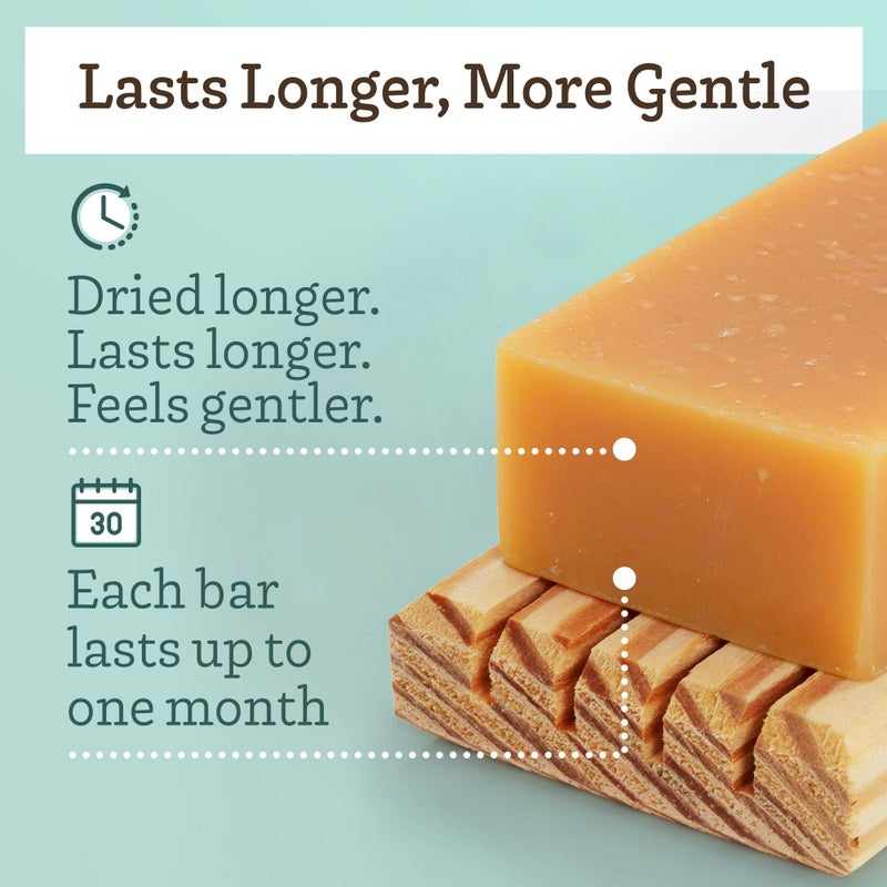 Southern Natural Goat Milk Soap Bar - 3 Pack Essential Oil Blend - For Dry Sensitive Skin. Natural Handmade Face & Body Soap For Men & Women. (Net 12 oz) - Image 5